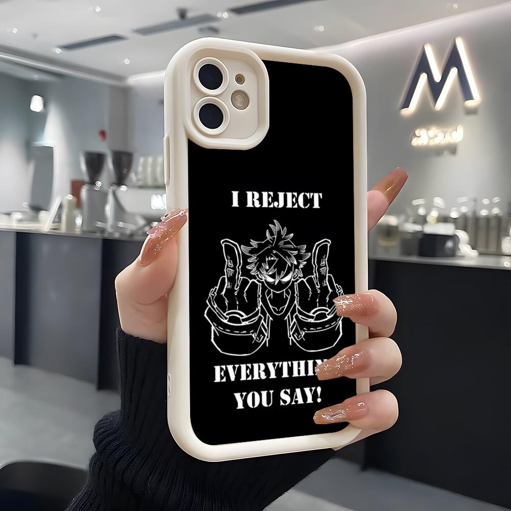 Anime A-Gachiakuta Phone Case For IPhone Air 17 Pro Max 16 E 15 14 Pro Max 13 12 11 Mini Plus Soft Silicone White Cover
