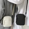 Canvas Women's Crossbody Bag Trend Shoulder Handbag Korean Solid Color Student Phone Bag Simple Shopper Bags Purse