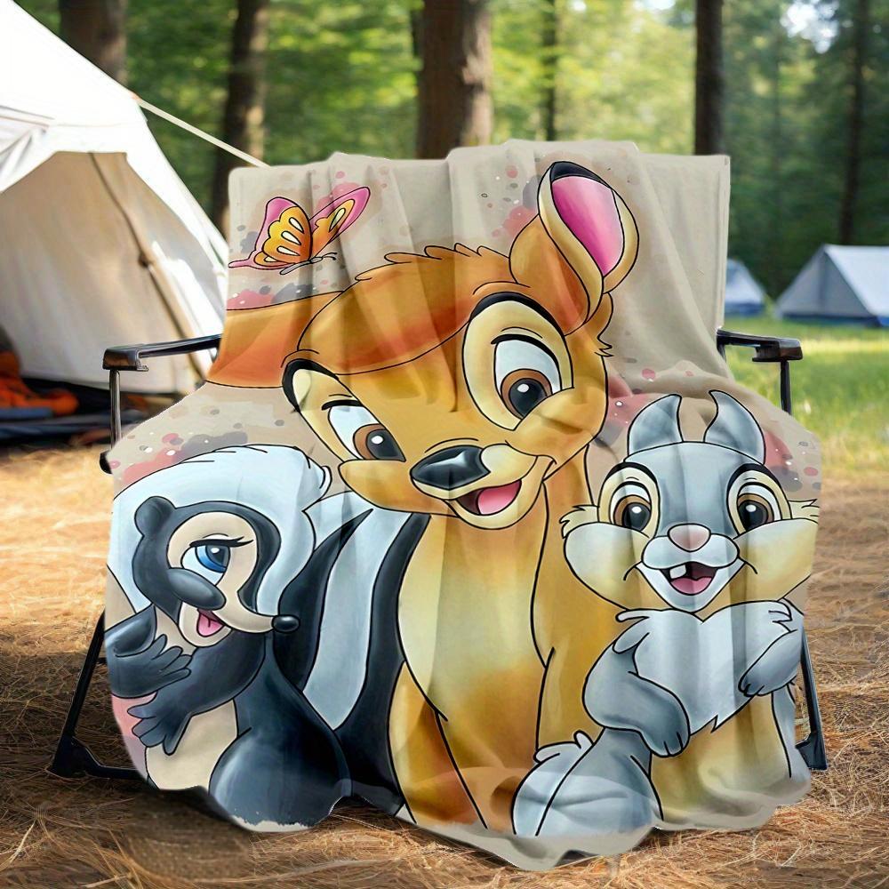 1 pezzo, Coperta Bambi Arredamento Stagionale per la Casa, Morbide Coperte Plaid, Esterno, Soggiorno, Viaggio