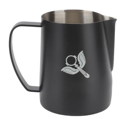 Skummebæger Forhindrer Spild 304 Rustfrit Stål Mælkeskummer Kande med Håndtag til Kaffe