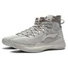 New LiNing YuShuai 13 Boom Sand Hawk Anti Slip And Wear Resistant Lightweight High Top Basketball Shoes Men's Gray ABAP065-21