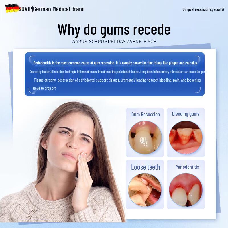 Pastă de dinți SOVIP pentru repararea gingiilor și desensibilizare