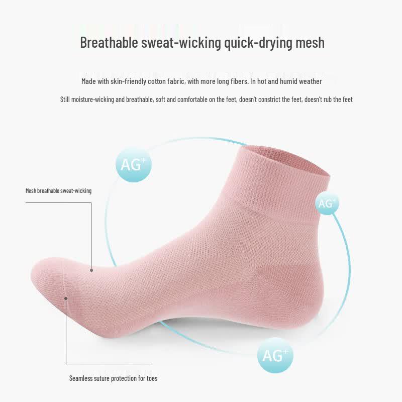 Langsha Women's Breathable Short Socks