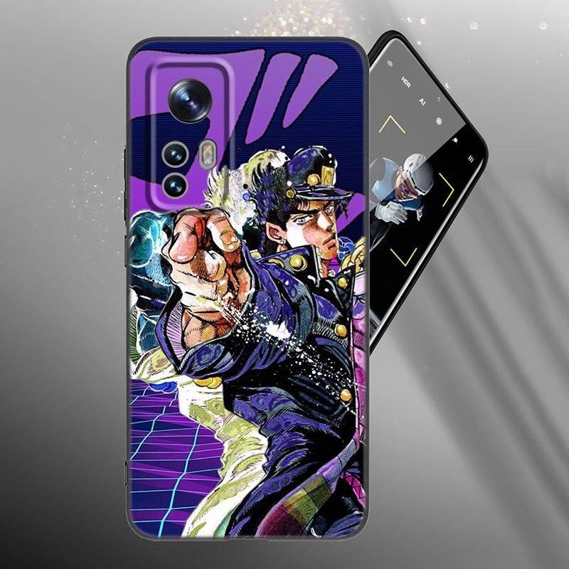 JoJo Bizarre Adventure Phone Case For Xiaomi Mi 10T 11i 11T Note 10 11 Lite NE F1 POCO F3 M3 X3 GT NFC M4 X4 Pro 5G Black Cover