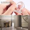 4Pcs Protector Transparent Door Stopper Anti-Collision Floor Mounted Door Holder Self Adhesive Door Buffer Furniture Protection