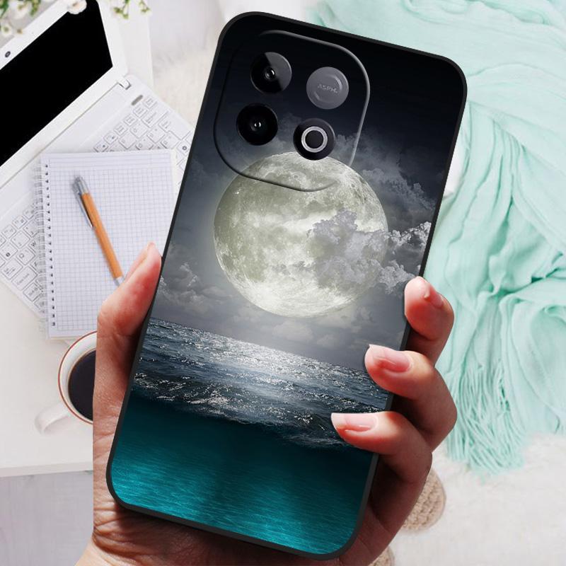 Etui silikonowe na tył telefonu VIVO iQOO Z10 Turbo Pro, etui z miękkiego zderzaka VIVO Y300 GT 5G