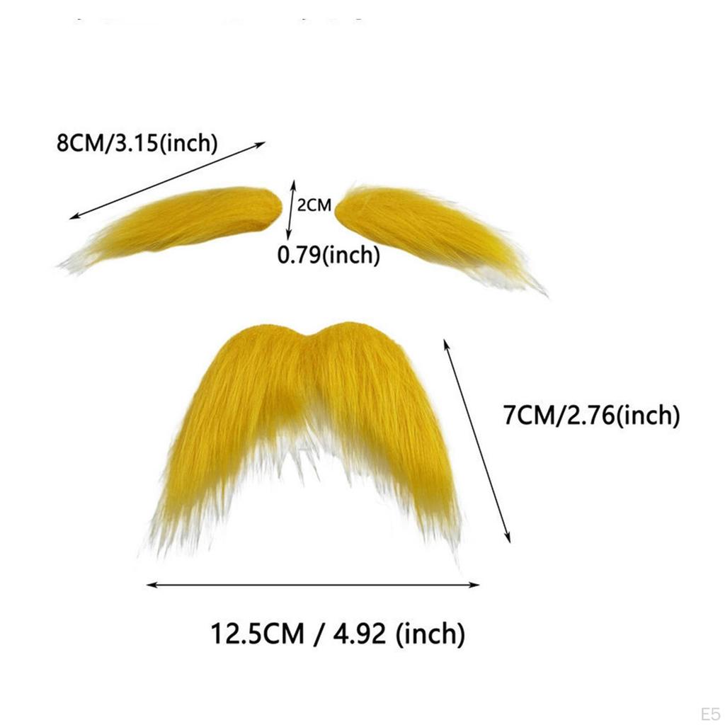 Kreatives Gesichtshaar-Set für Erwachsene – lustige Kostüm-Requisiten