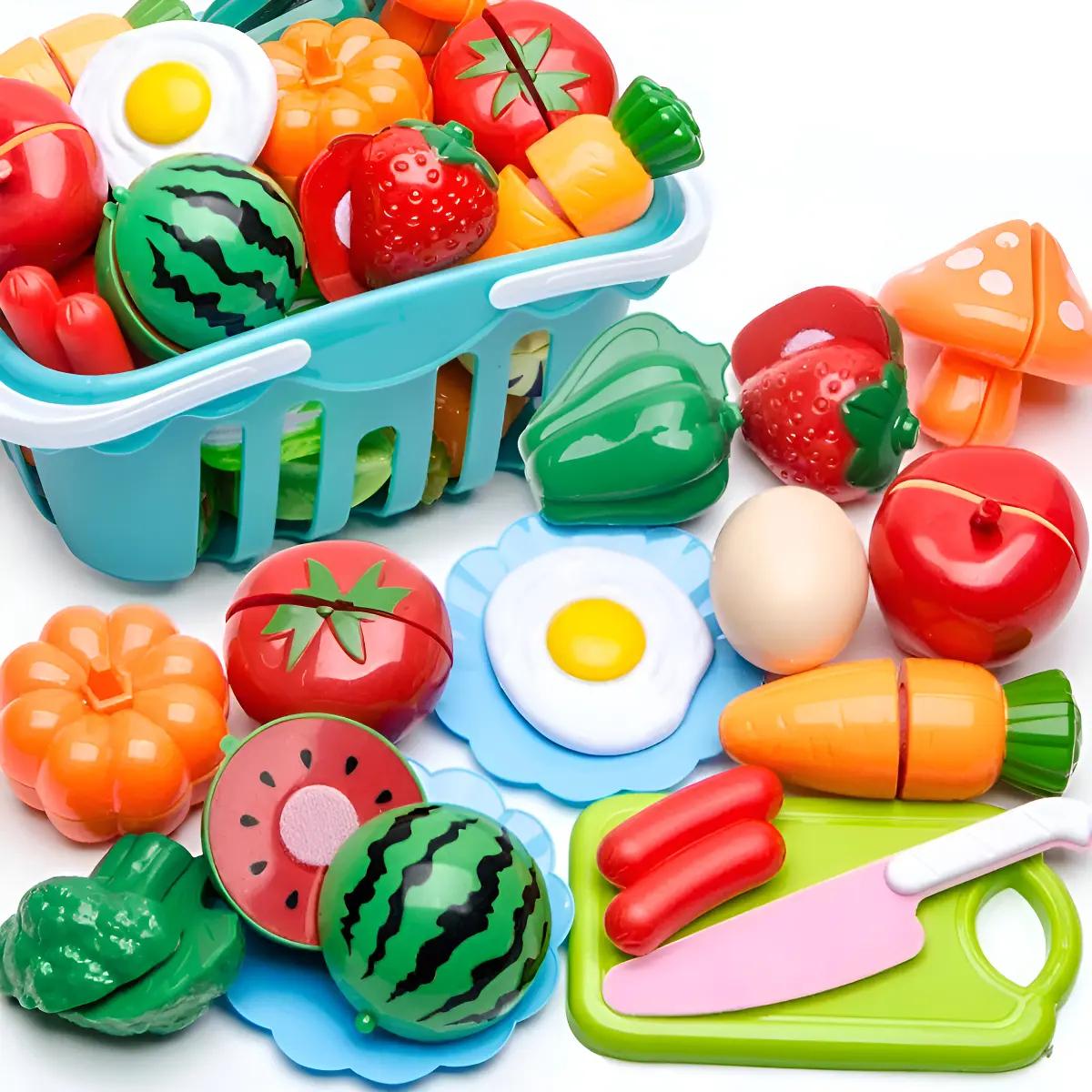 1 children s fruit and vegetable cutting set