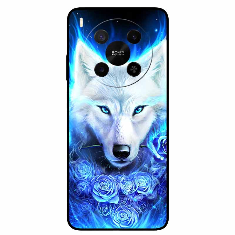 Cover For ZTE Blade V70 Max / Nubia V70 Max Black TPU Silicone Back Cover Animal Covers For ZTE Blade V70 Max Case For V70 Max