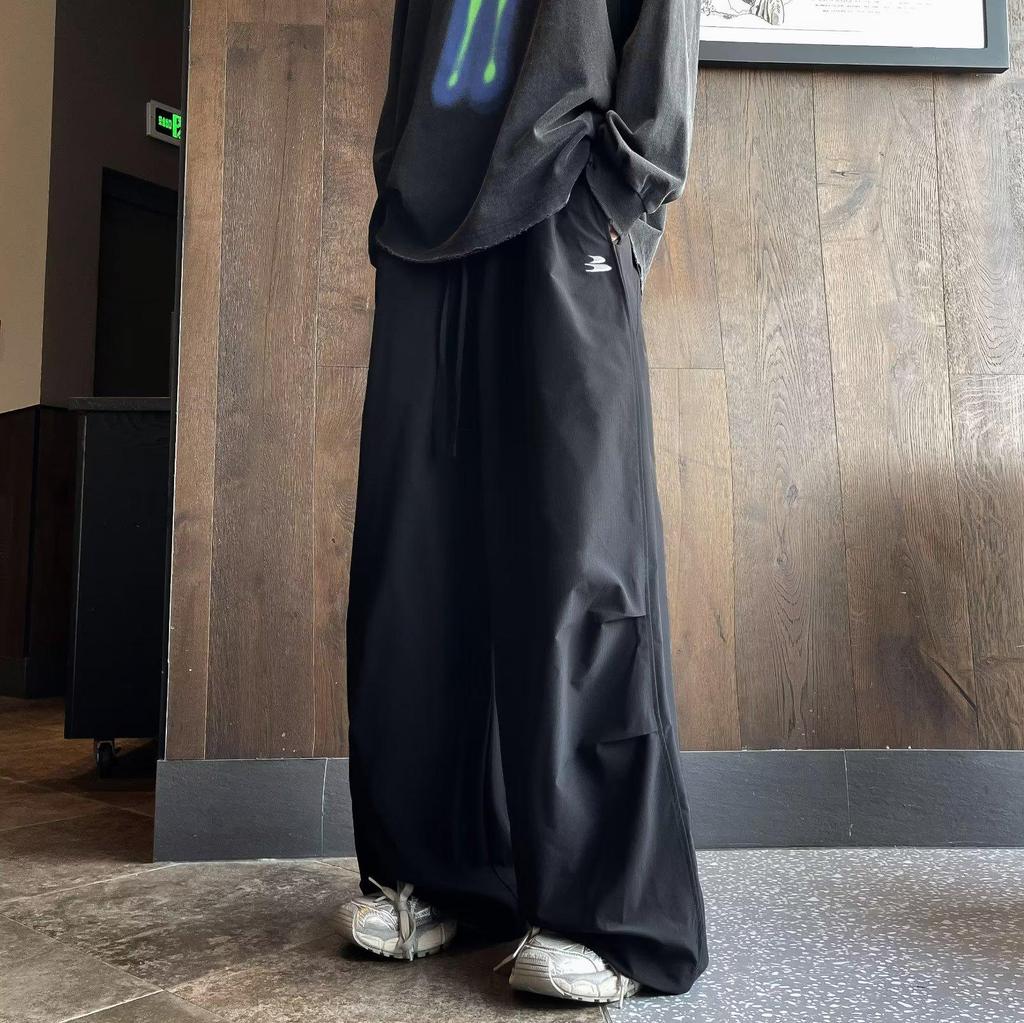 Unisex Sommer Weitbein-Fallschirmhose - Leicht, Trendig, Schnelltrocknend für Aktive Bekleidung