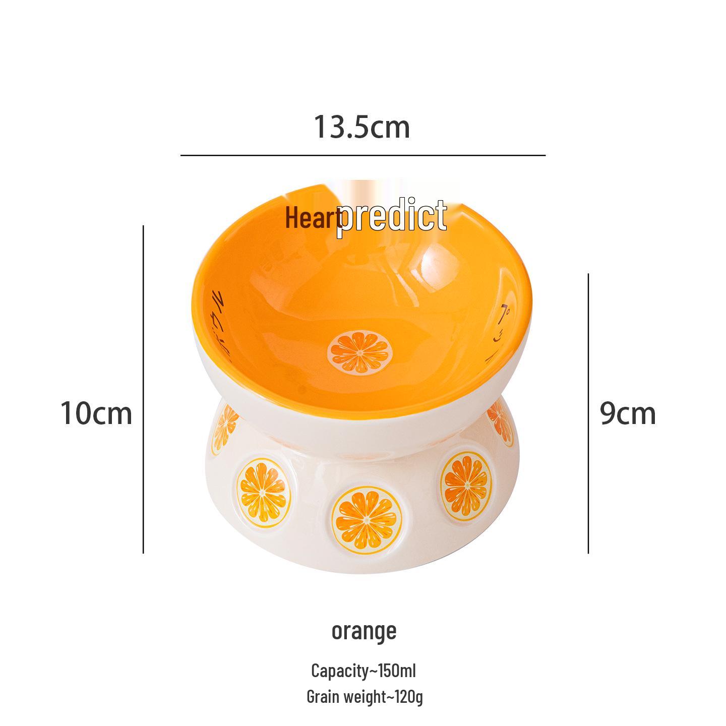 

Ceramic Non-Slip Pet Bowl for Cats & Dogs - Anti-Tip & Anti-Chin Stain Design