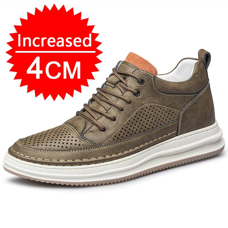 Scarpe con Rialzo COZOK Per Uomo alla Moda 4/6/8CM Aumento Altezza Interna Invisibile Outdoor Corsa Scarpe Sportive Casual Taglia 37-44