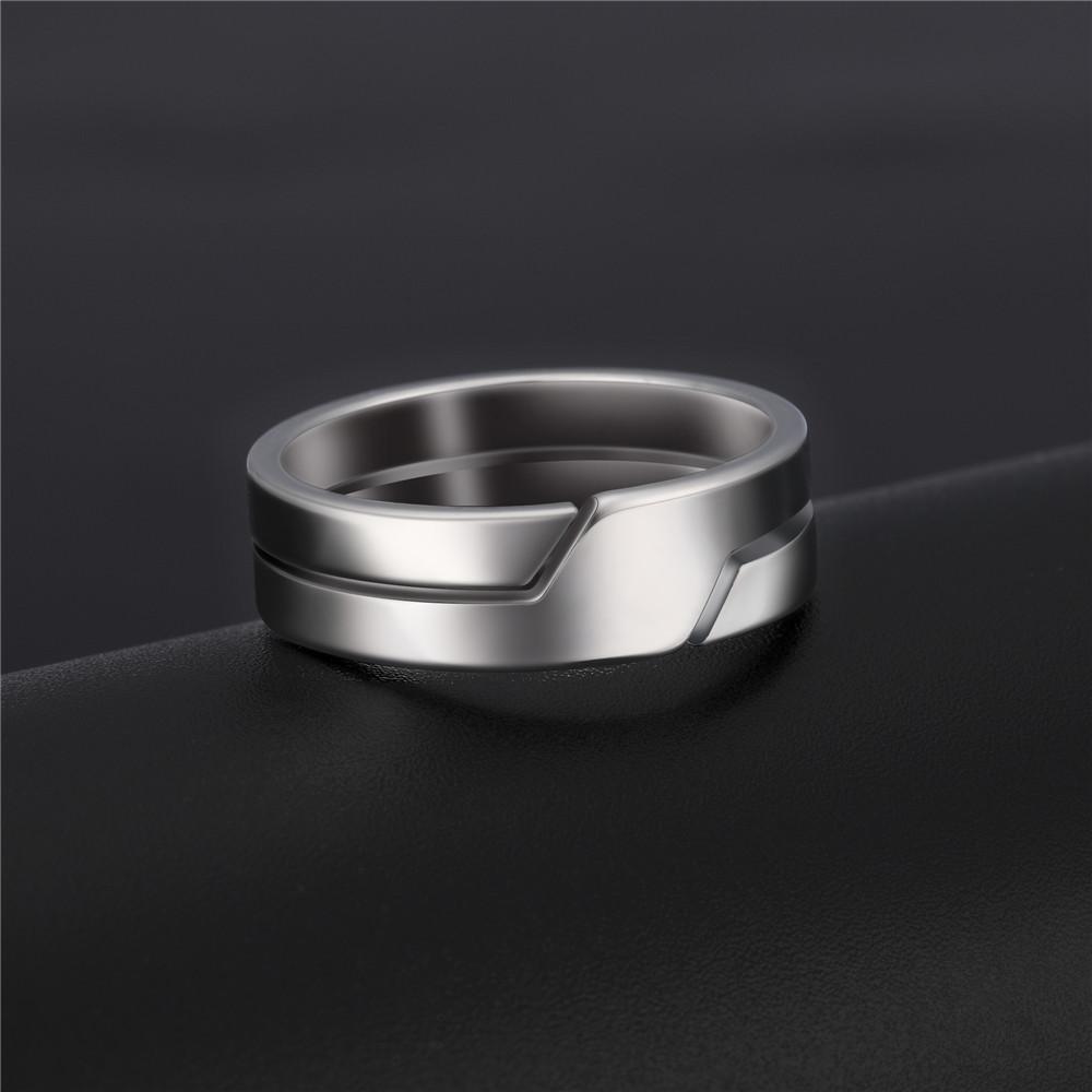 Cazador Minimlist Stainless Steel Rings for Men Women Couple Jewelry Finger Ring Engagement Anniversary Gift 2026 Aesthetic New