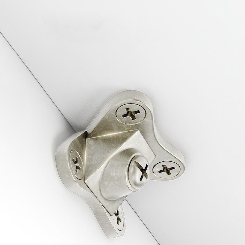 Zinc Alloy Corner Brackets with Screw Removable Right Angle L-Shaped Support Metal Connector Holder Corner Brace for Furniture