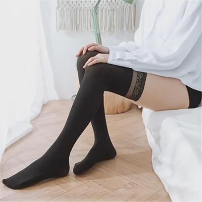 Calze sopra il ginocchio antiscivolo in silicone per gambe bellissime