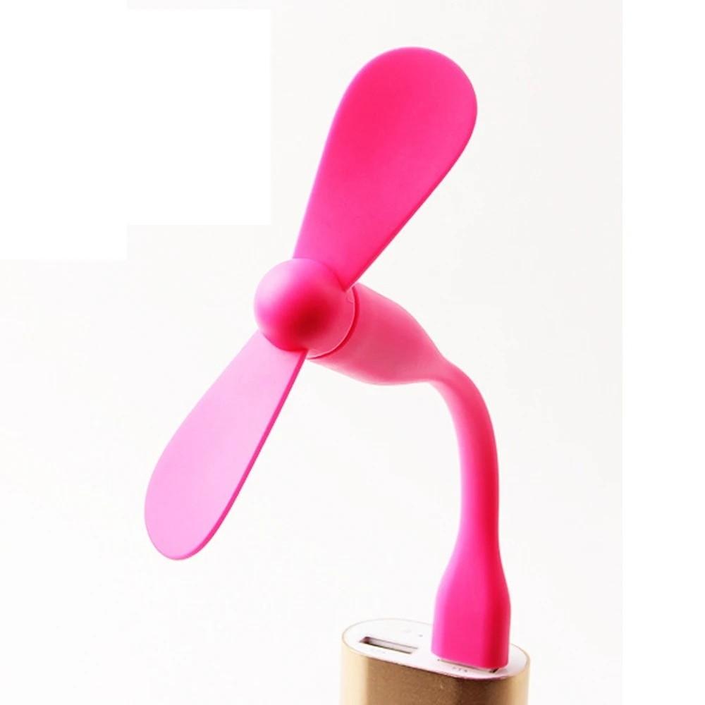 Portable USB Cooling Fan Flexible Design Hand Fan Durable Mini USB Fan  for Laptop Cooling