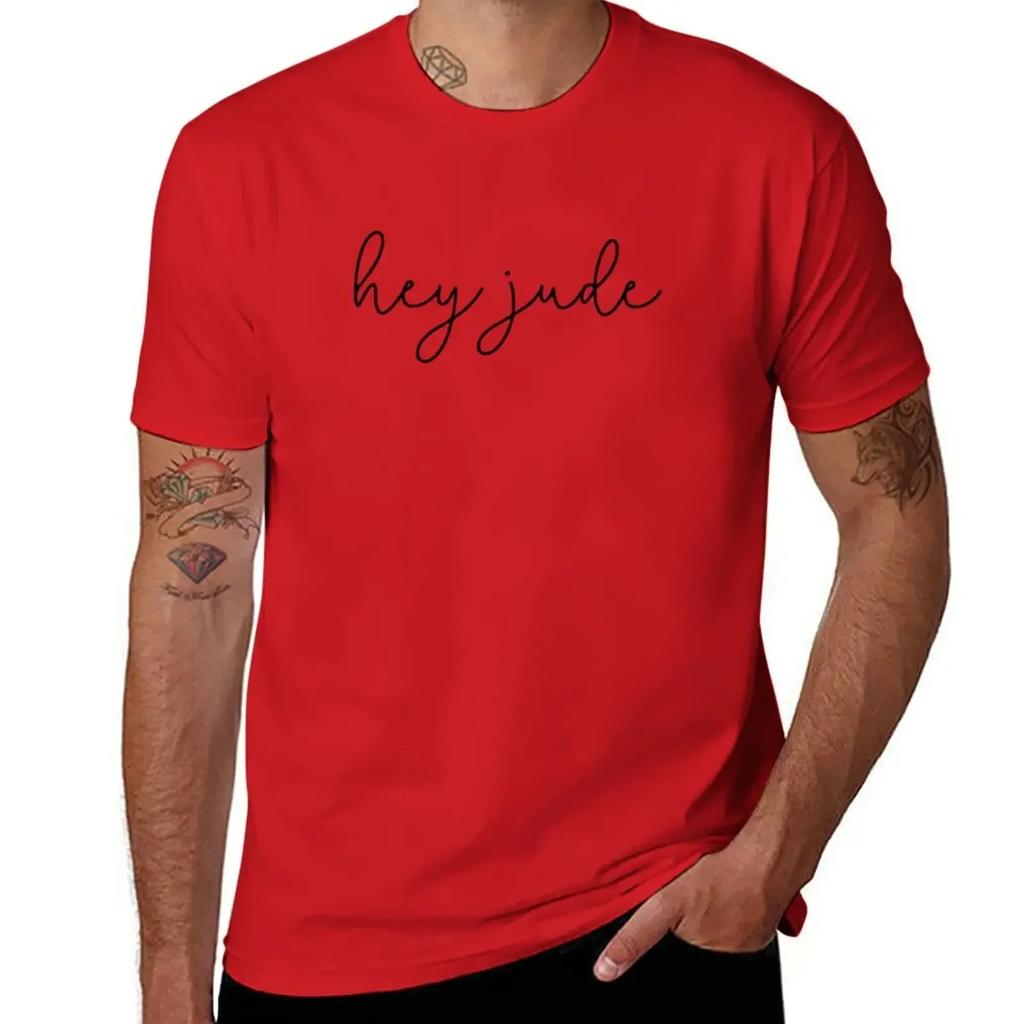 Hey Jude T-Shirt sports fans quick-drying men clothings
