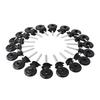 50-piece/set Electric Fence Insulators Screw-In Rings Insulators Electric Fence Accessories Suitable for Wood Post
