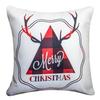 Decorative Merry Christmas 12 Inch X 12 Inch Cushion Covers Set of 5, Satin Cushion Cover for Sofa, Christmas Home Decor