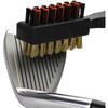 Golf Club Brush Cleaner Waterproof Design Cleaning Tools Portable Metal Lightweight Nylon Brushes for Golf Shoes Maintenance