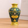 Automatic Push-type Creativity Toothpick Box Alloy Vase Shape Toothpick Holder Dresser Organizer Decoration Friend Unique Gift