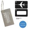 Luggage Tag Airplane Aircraft Luggage Tag Aluminium Alloy Anti-Loss Id Card Solid Color Travel Accessories