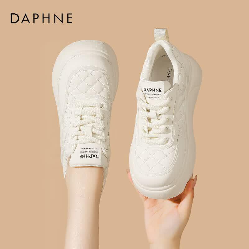Daphne Women s White Platform Sneakers EU 35
