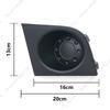 Car Front Bumper Fog Light Cover Grille Fog Lamp Frame Bezel Cover Hood Shell For Nissan Tiida Latio 2005 2006 2007 2008