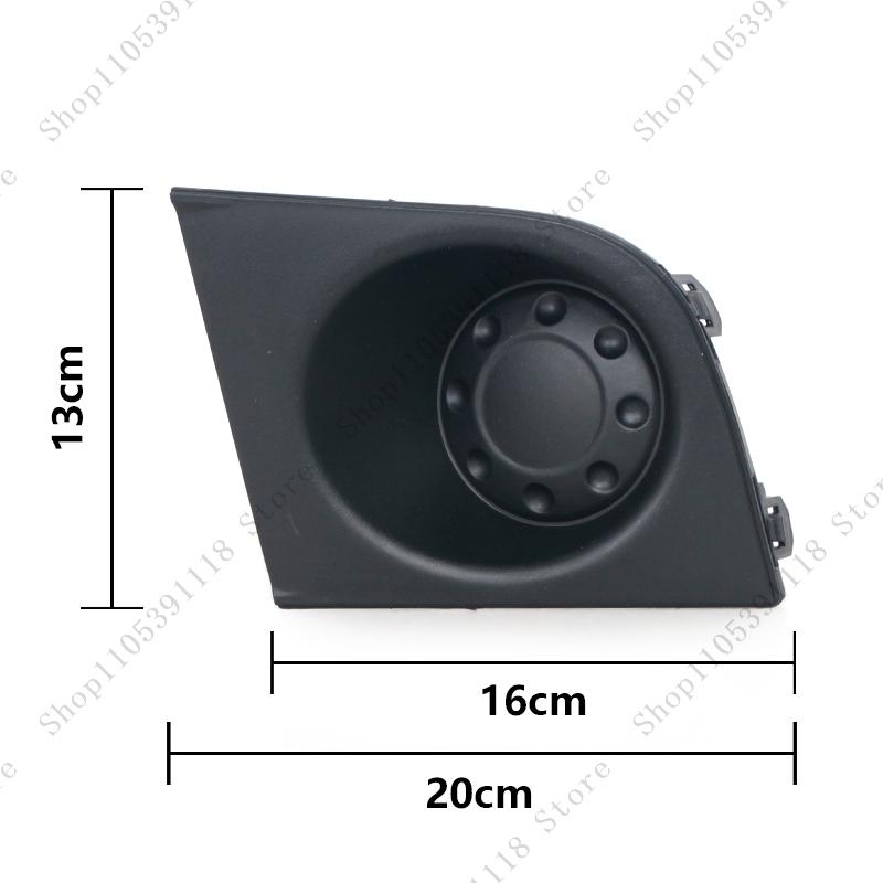 Car Front Bumper Fog Light Cover Grille Fog Lamp Frame Bezel Cover Hood Shell For Nissan Tiida Latio 2005 2006 2007 2008
