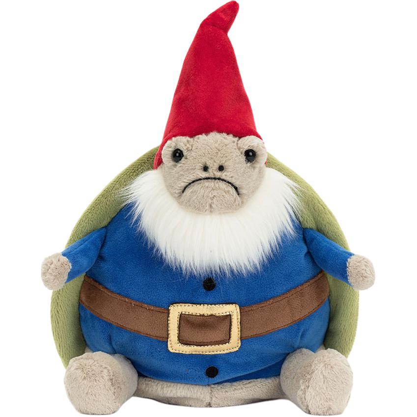 

JELLYCAT Amphibian & Reptile Collection Timmy Turtle, Garden Dwarf Dolls Plush Doll 27.94cm Height In Sitting Posture