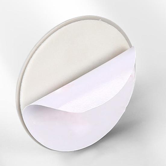 4 bucăți de protecție pentru mâner de ușă din silicon cu absorbție a șocurilor, anti-coliziune, rotunde, de culoare solidă, opritoare autoadezive pentru protecție pentru uși acasă