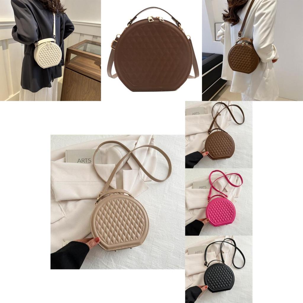 Trendy Street Style 2024 Round Crossbody Bag For Women In Fashionable Colors