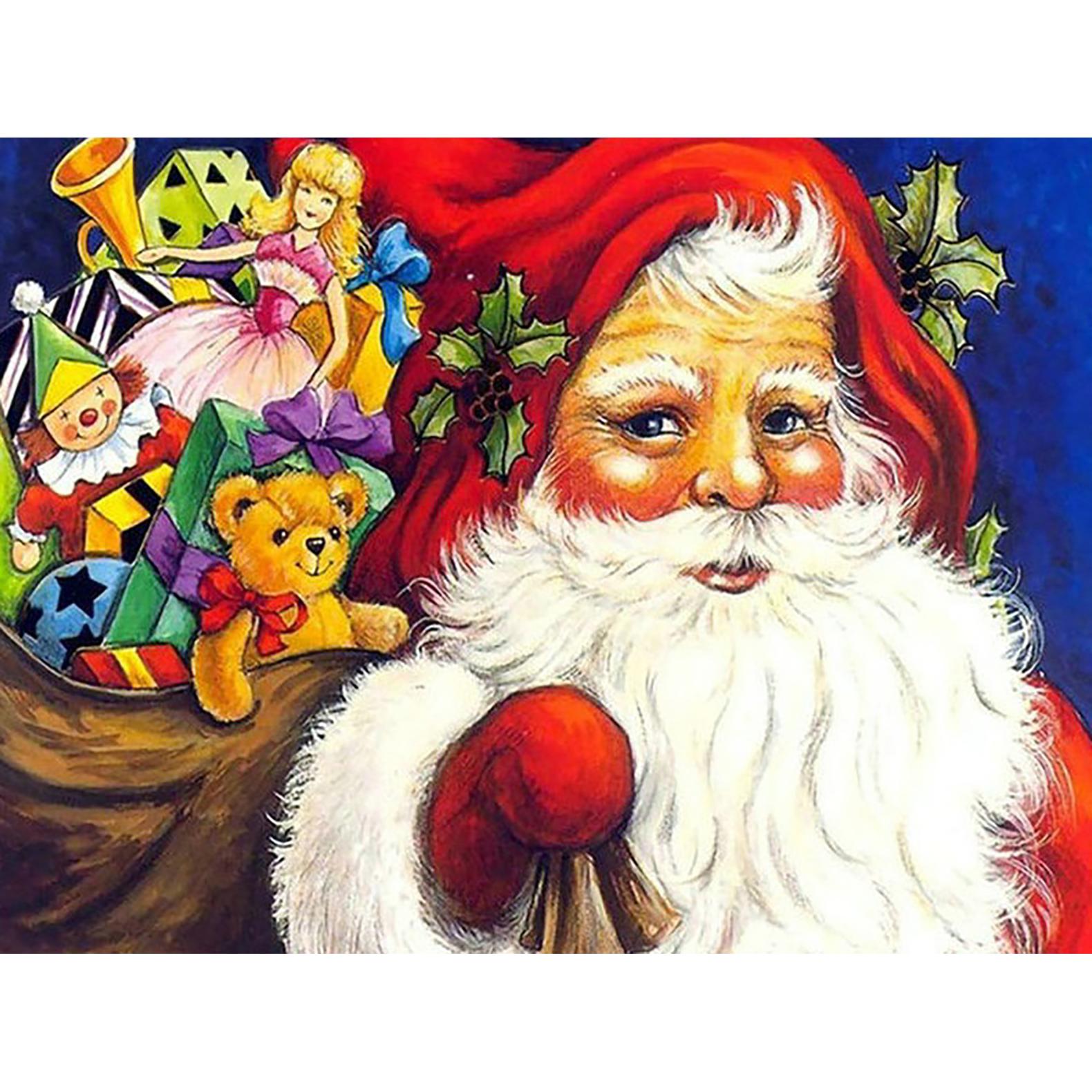 

Полный набор сверл для алмазной живописи, YEESAM ART Ice World, Рождественский снеговик, 5D DIY Diamond Art