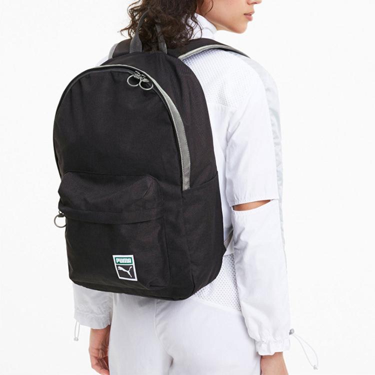 New PUMA Fabric Backpack Regular Unisex Black 077354-01