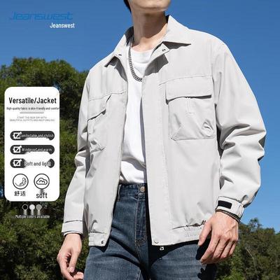 Jeanswest Men's Casual Autumn Winter Bomber Jacket