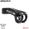 GOLDIX -17 Degree Bicycle Stem Aluminum Alloy 3D Forging 80/90/100mm Length Bike Stem for Mountain Bike 31.8mm Handle