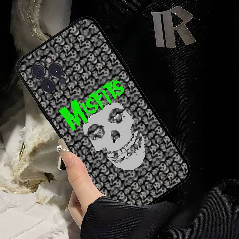 The M-Misfits G-Glenn Danzig Phone Case For IPhone 16 Pro Max 15 17 Plus 14 13 12 Mini 11 Black Cover