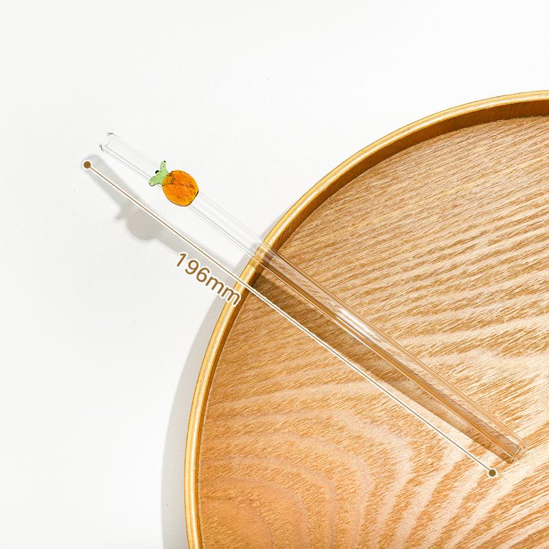 Flexible Glass Straw Set, Includes Cleaning Brush, Ideal For Milkshakes & Sodas, Perfect Gift For Birthdays & Weddings