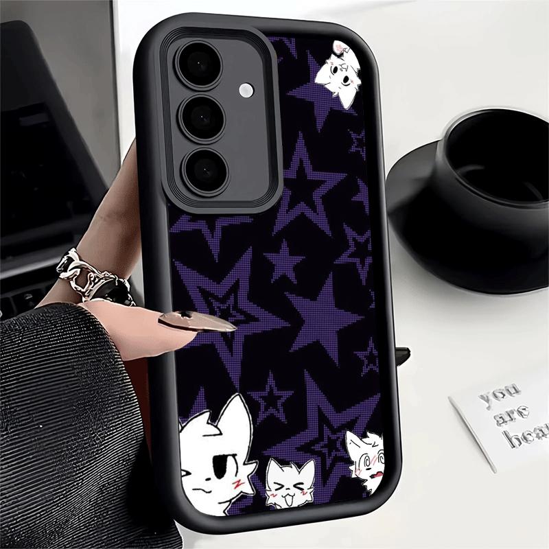 Phone Case for Samsung Galaxy A17 A16 A15 A14 A13 Cute B-Boykisser Catoon A56 A36 A26 A55 A35 A25 A54 A34 A24 A53 A33 A23 A07 A0