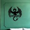 Custom Dragon Metal Wall Art, Personalized Dragon Metal Sign, Gorgeous Dragon Wall Decor, Ideal Dragon Name Sign & Gift for Dragon Lovers