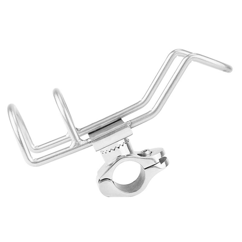Adjustable Fishing Boat Rods Holder with Large Clamp Fish Rod Rack Bracket Stand