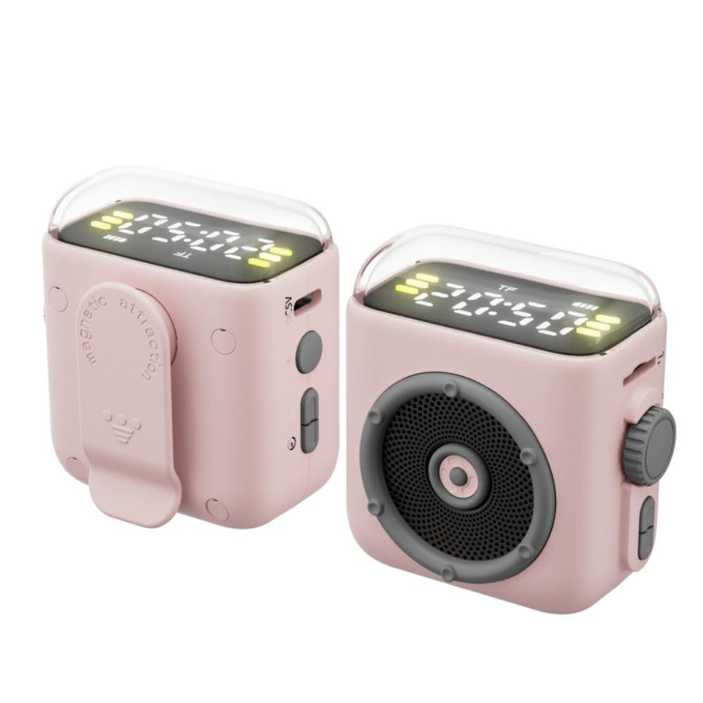 Built in Microphone Wireless Speaker Magnetic Back Clip Portable Speaker Birthday Presents