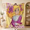 Cartoon Candy Candy Cute Blanket For Soft Warm Knee For Bedroom Living Room Bed Sofa Camping Picnic Office Gift
