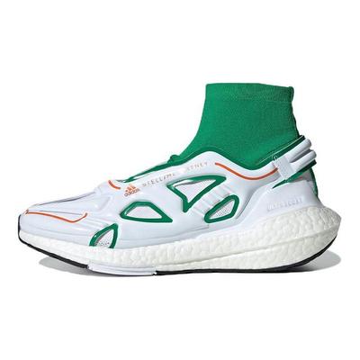 Stella McCartney x UltraBoost 22 Verde Bianco Scarpe da Ginnastica da Donna Bianco Nuvola Semi-Arancione Impatto GX9866