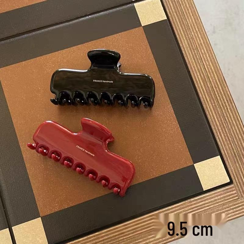 Koreanischer Eleganter Kürbisbogen Polka Dot Haarspange - Groß, Cremige Texturierte Hochsteckfrisur-Accessoire
