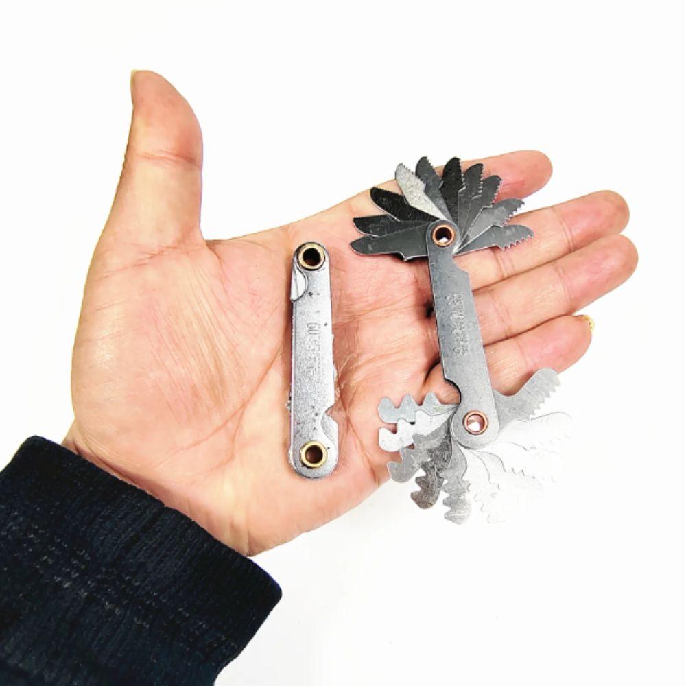 60 Degree Thread Pitch Gauge Metric Imperial Measuring Tool  Industrial Measurement