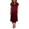 Vestito da Spiaggia Casual a Maniche Corte da Donna