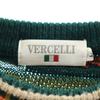 VERCELLI Old Long sleeve 3D knit L Green and others sweater Men's Used