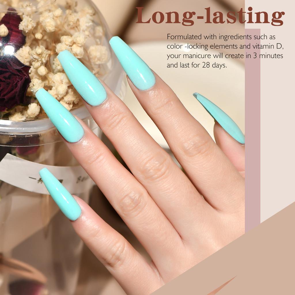 NOCIS 6 Farger Negledyppepulversett Neglekunst Dyppepulversett Hurtigtørkende Ingen UV LED Neglelakklampe Nødvendig for DIY Salong