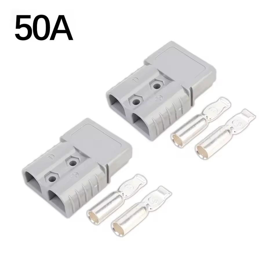 Forklift Battery Connector Plug 50A 120A 175A Quick Connect Disconnect Wire Harness Cable for Winch Trailer Trolling Motor Car